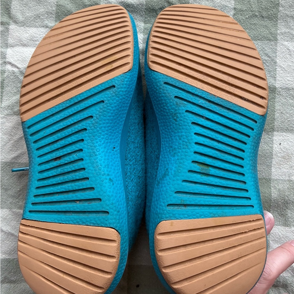 allbirds Merino Wool Mizzles Teal Blue Runners Sneakers All Weather Women’s 8 - Picture 9 of 9